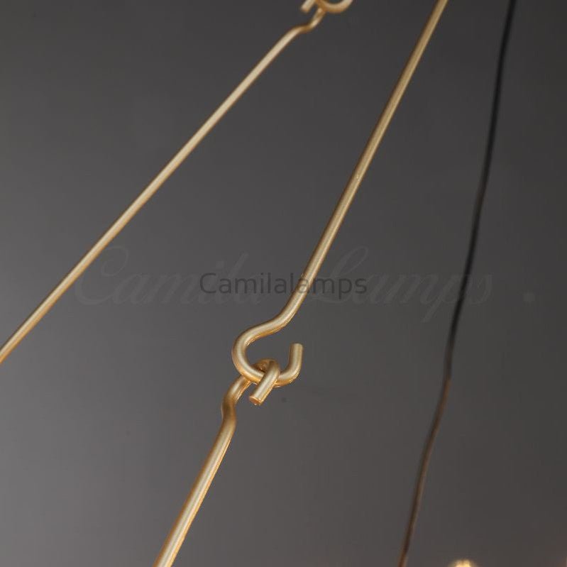 Camina Rectangular Chandelier 41", 52" - Camilalamps - CAM1177
