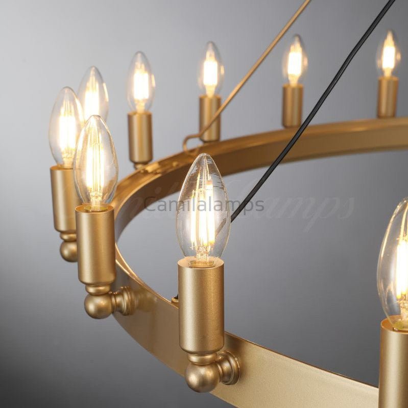 Camina Round Living Room Chandelier - Camilalamps - CAM1166
