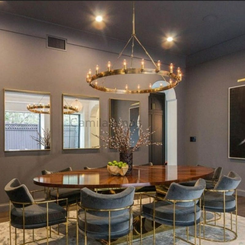 Camina Round Living Room Chandelier - Camilalamps - CAM1159