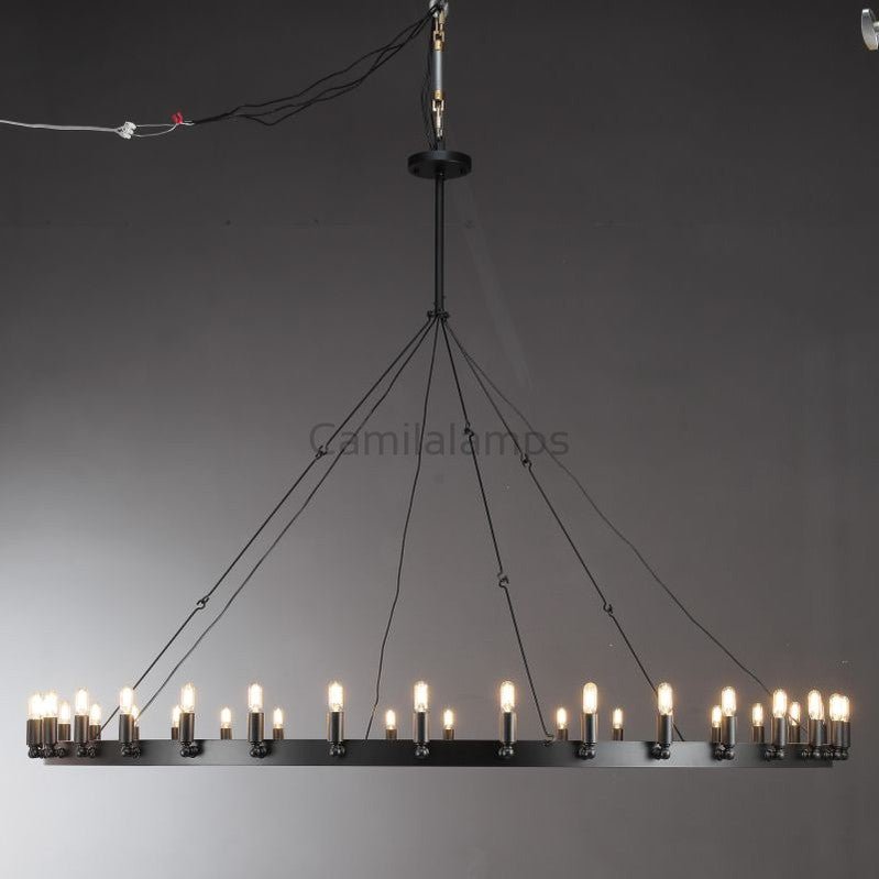 Camina Round Living Room Chandelier - Camilalamps - CAM1168