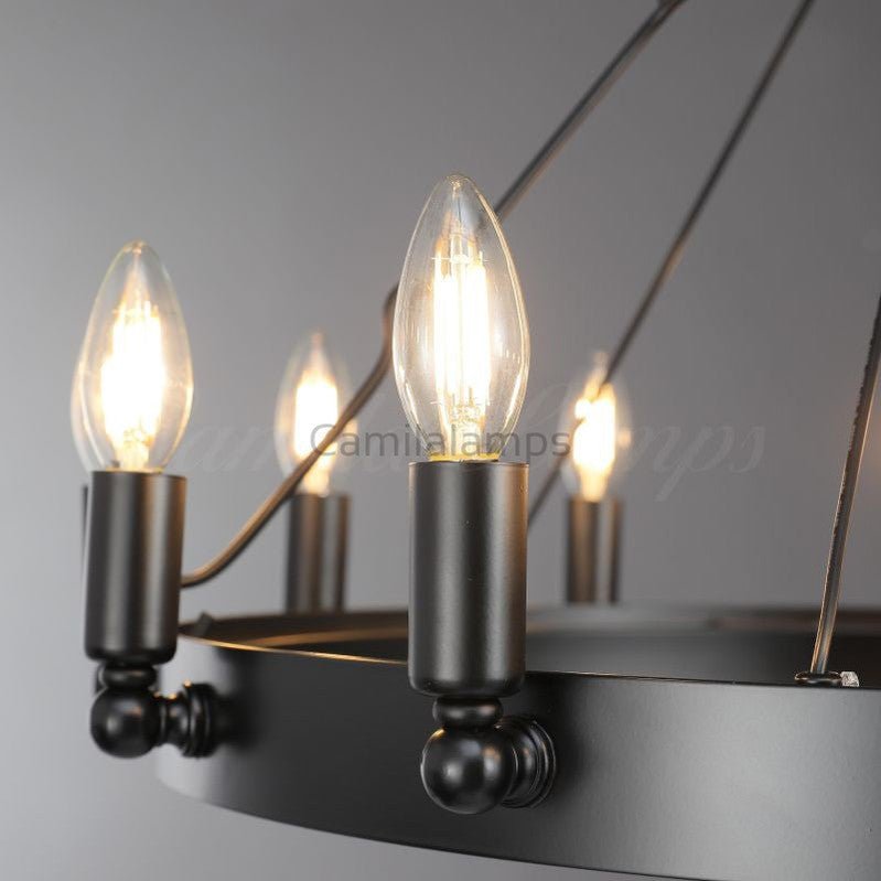 Camina Round Living Room Chandelier - Camilalamps - CAM1169