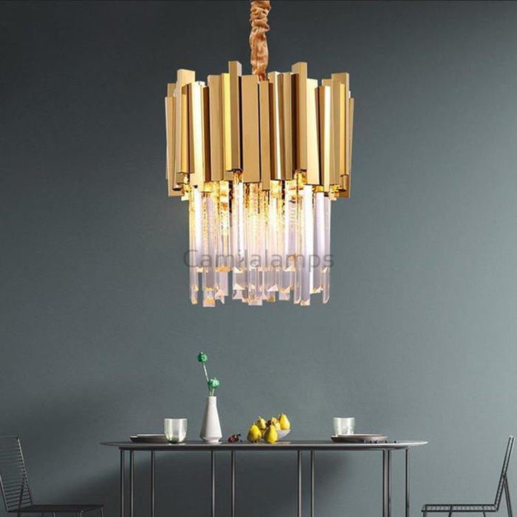 Candel Crystal Pendant Light - Camilalamps - CAA - 10005A1