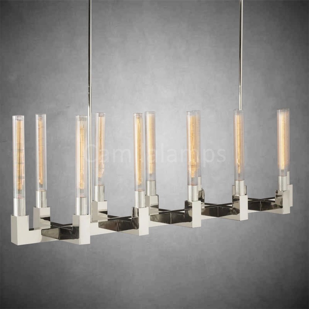 Cannel Linear Chandelier 55", 67" - Camilalamps - CAM1098