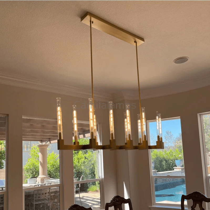 Cannel Linear Chandelier 55", 67" - Camilalamps - CAM1093