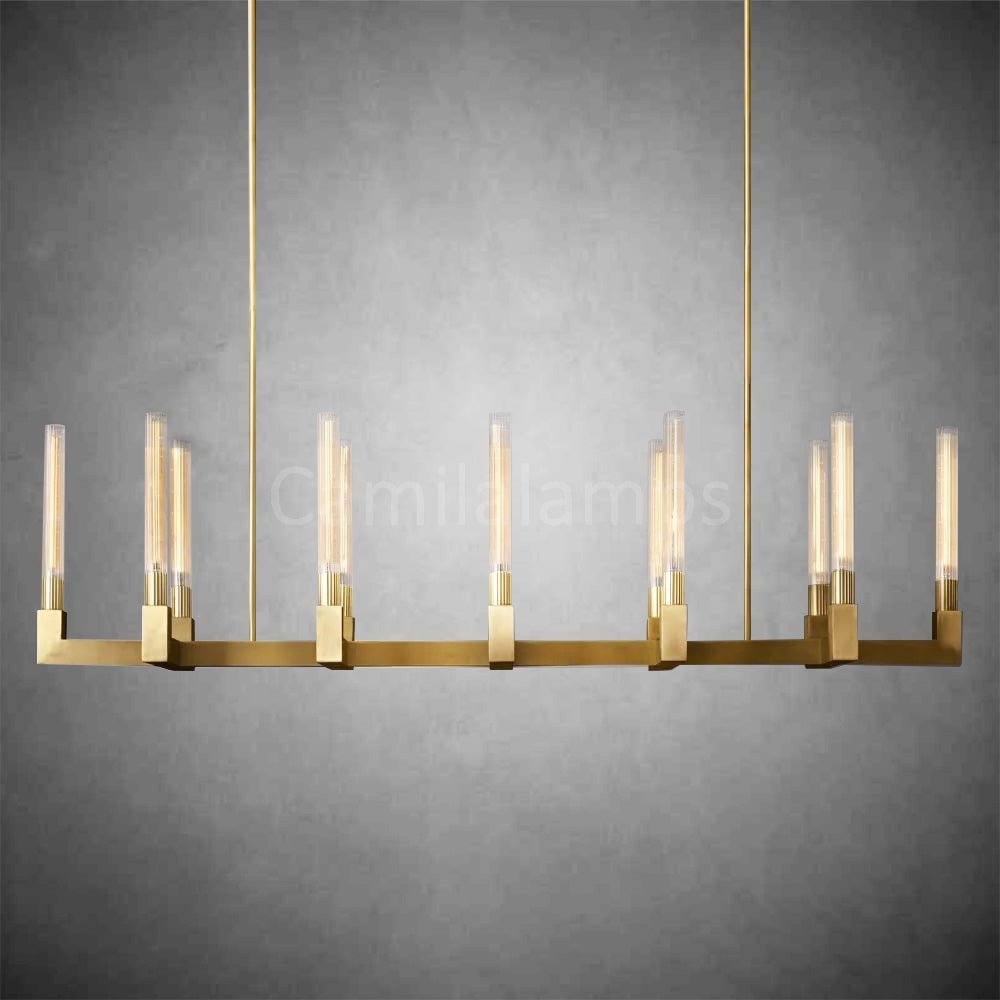 Cannel Linear Chandelier 55", 67" - Camilalamps - CAM1096