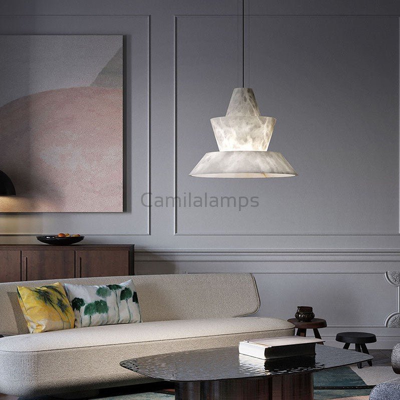 Carol Alabaster Dining Table Pendant Light - Camilalamps - CA - AL2024 - C2401