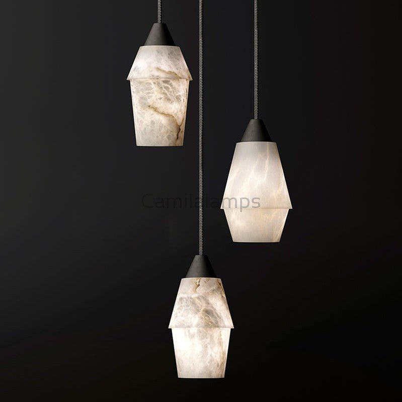 Cassian Alabaster Pendant Lighting - Camilalamps - CAM - CA - 01
