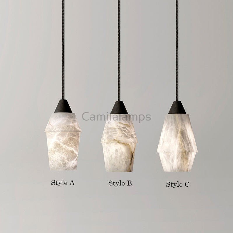Cassian Alabaster Pendant Lighting - Camilalamps - CAM - CA - 02