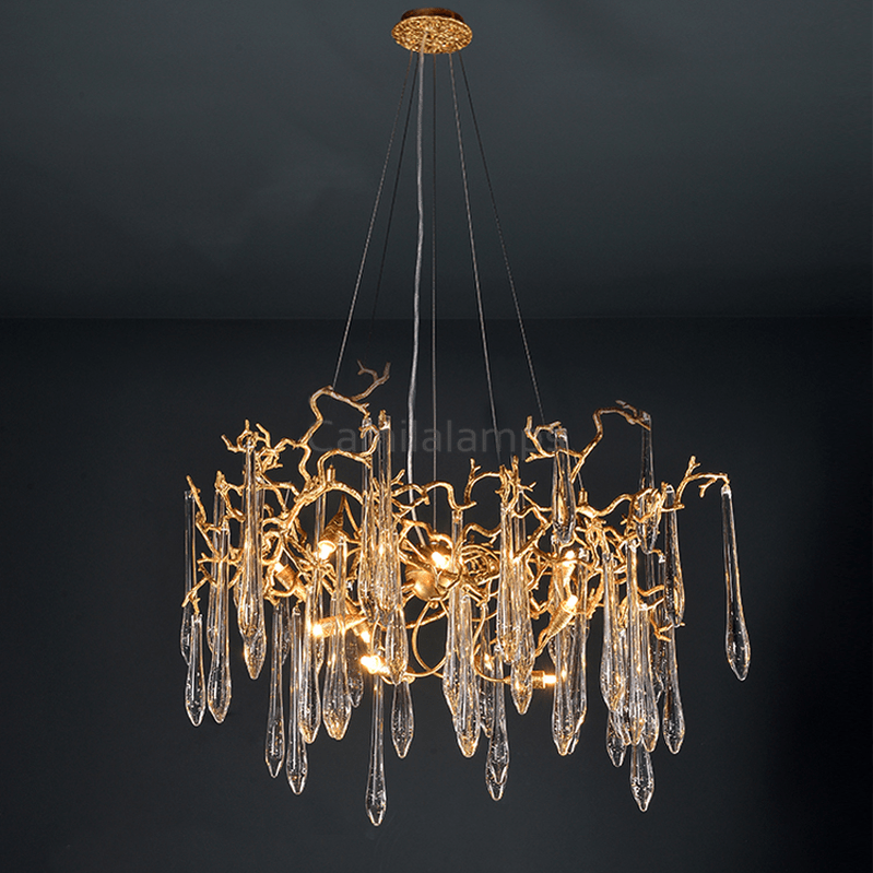 Cecily Modern Crystal Branch Chandelier - Camilalamps - ILC0525