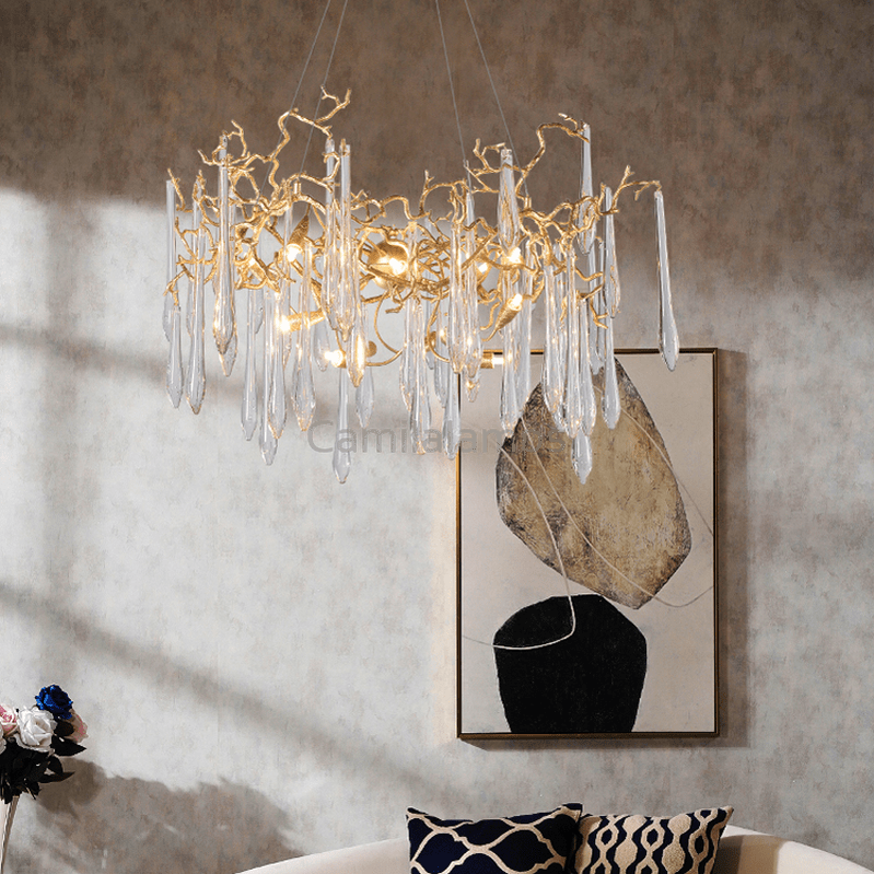 Cecily Modern Crystal Branch Chandelier - Camilalamps - ILM0525