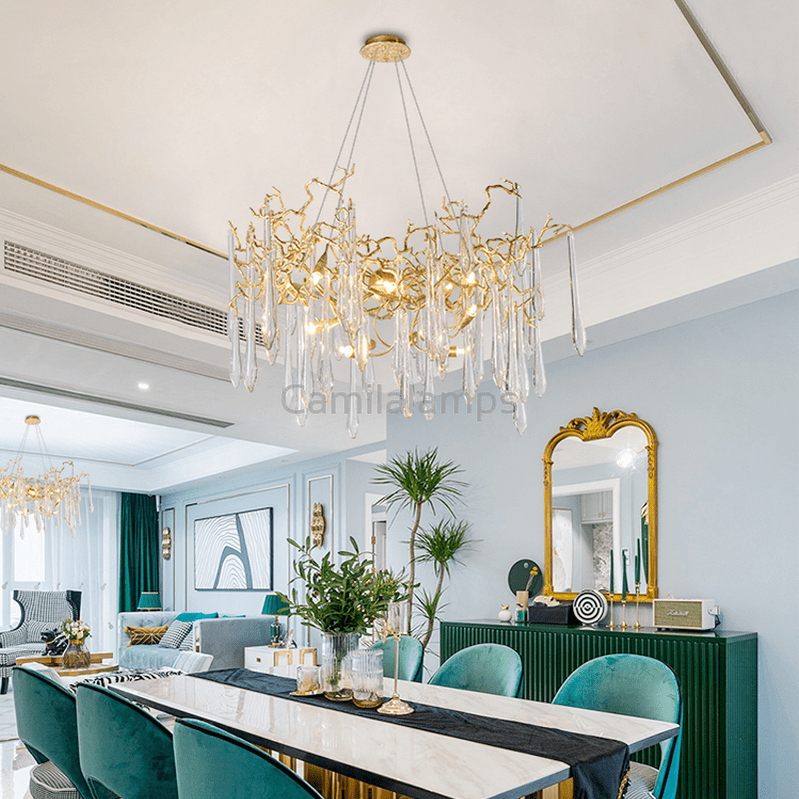 Cecily Modern Crystal Branch Chandelier - Camilalamps - ILM0525