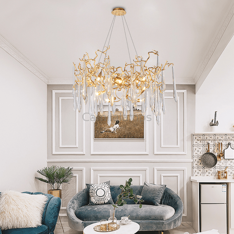 Cecily Modern Crystal Branch Chandelier - Camilalamps - ILM0525