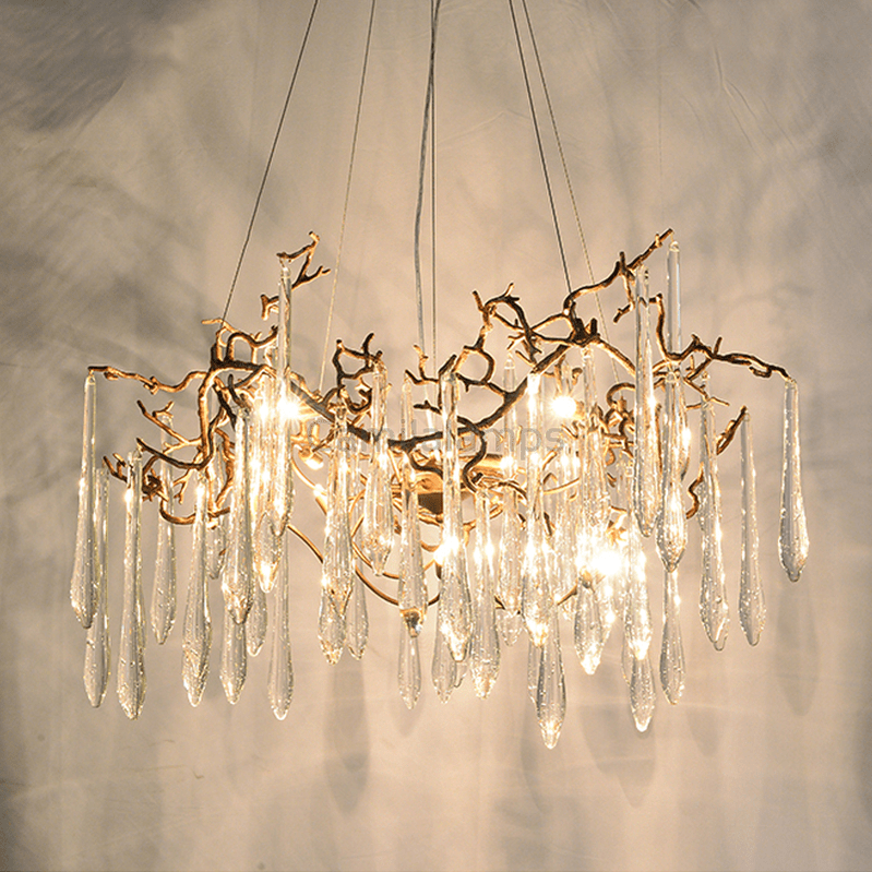 Cecily Modern Crystal Branch Chandelier - Camilalamps - ILM0525