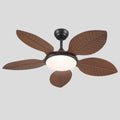 Ceiling Fan Palm Leaf Ceiling Fan 6 Speeds Reversible Ceiling Fans with Lights 48