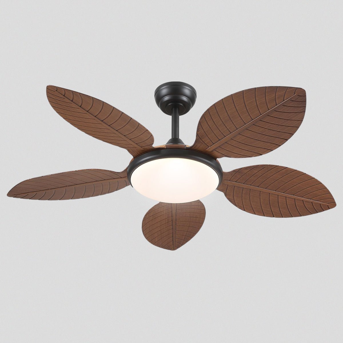 Ceiling Fan Palm Leaf Ceiling Fan 6 Speeds Reversible Ceiling Fans with Lights 48" - Camilalamps - CA - CFWL - 006