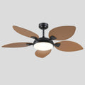 Ceiling Fans with Lights Palm Leaf Ceiling Fan for Patios Porch 6 Speeds, Reversible 52