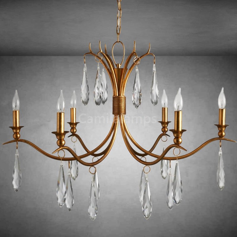 Celine Chandelier 36'' 59'' - Camilalamps - CA - 594H282