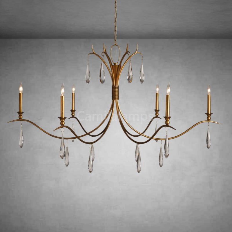 Celine Chandelier 36'' 59'' - Camilalamps - CA - 594H282