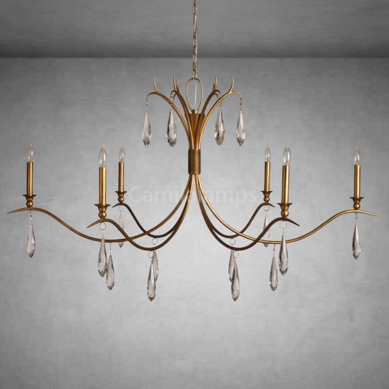 Celine Chandelier 36'' 59'' - Camilalamps - Ca-1594H282