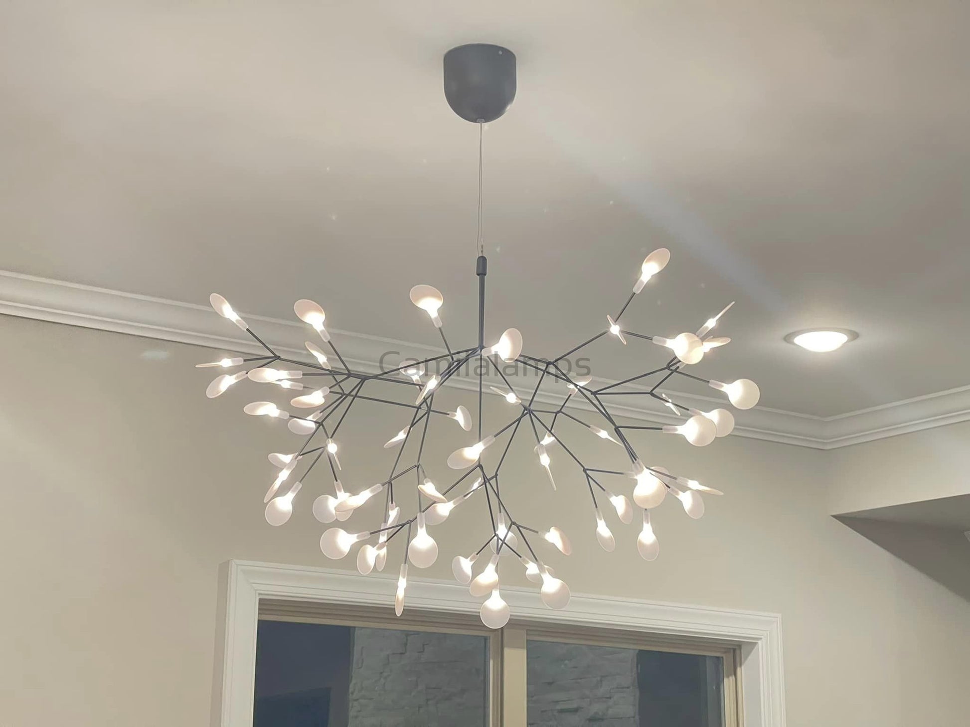 Ceramic Rose Firefly LED Chandelier - Camilalamps - CAA - 10012A5