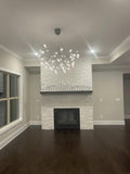Ceramic Rose Firefly LED Chandelier - Camilalamps - CAA - 10012A5