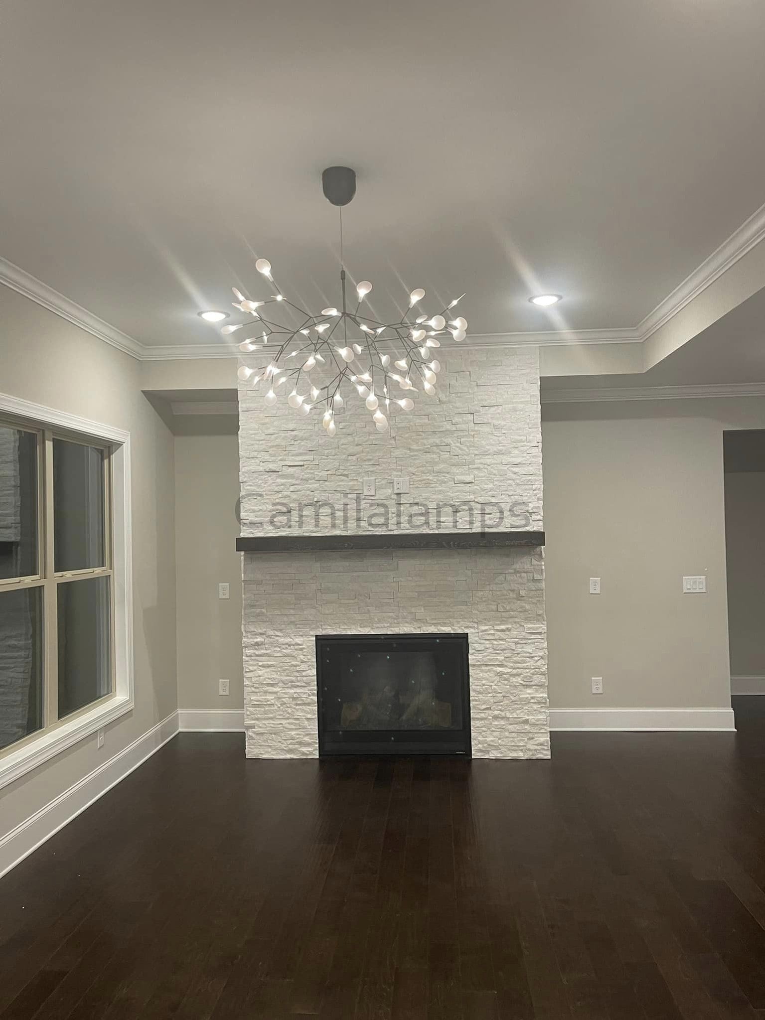 Ceramic Rose Firefly LED Chandelier - Camilalamps - CAA - 10012A5