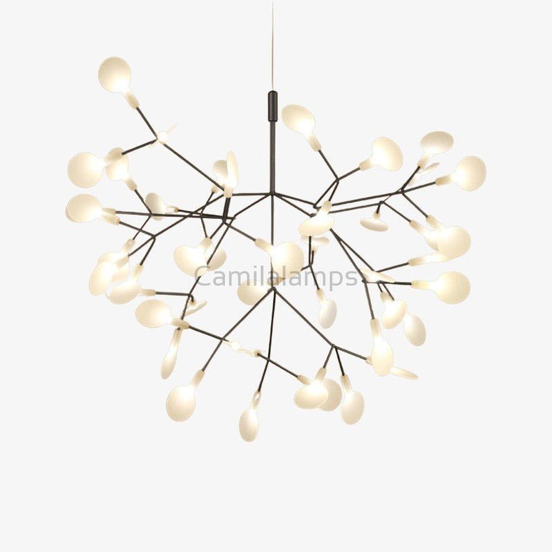 Ceramic Rose Firefly LED Chandelier - Camilalamps - CAA - 10012A4