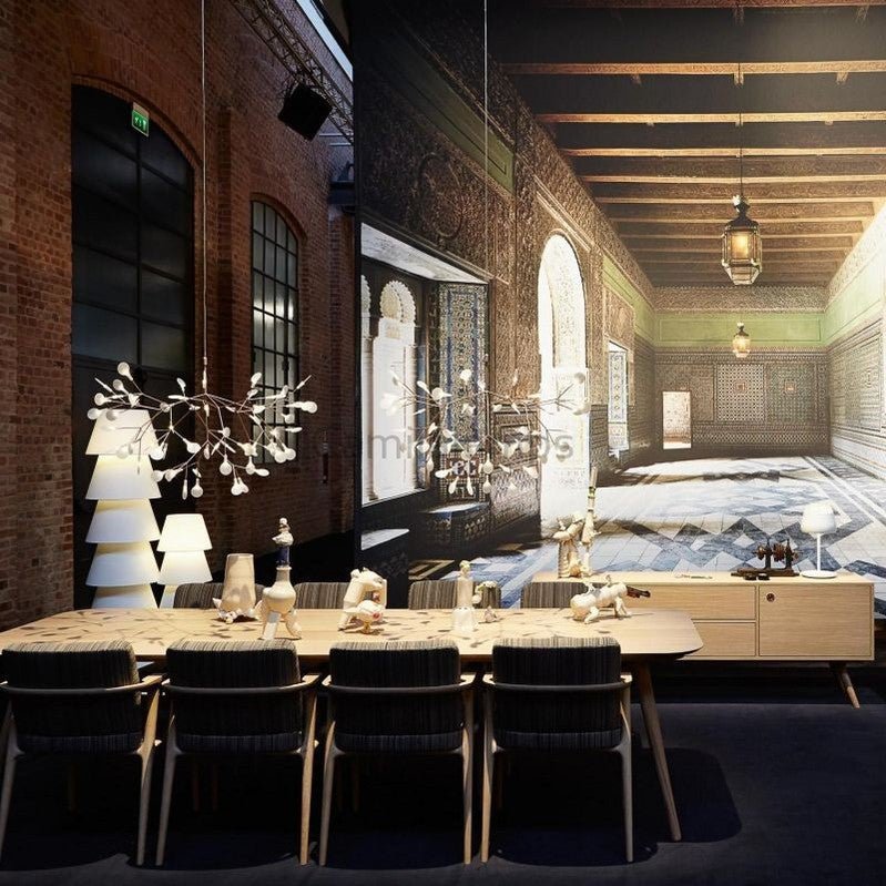 Ceramic Rose Firefly LED Chandelier - Camilalamps - CAA - 10012A3