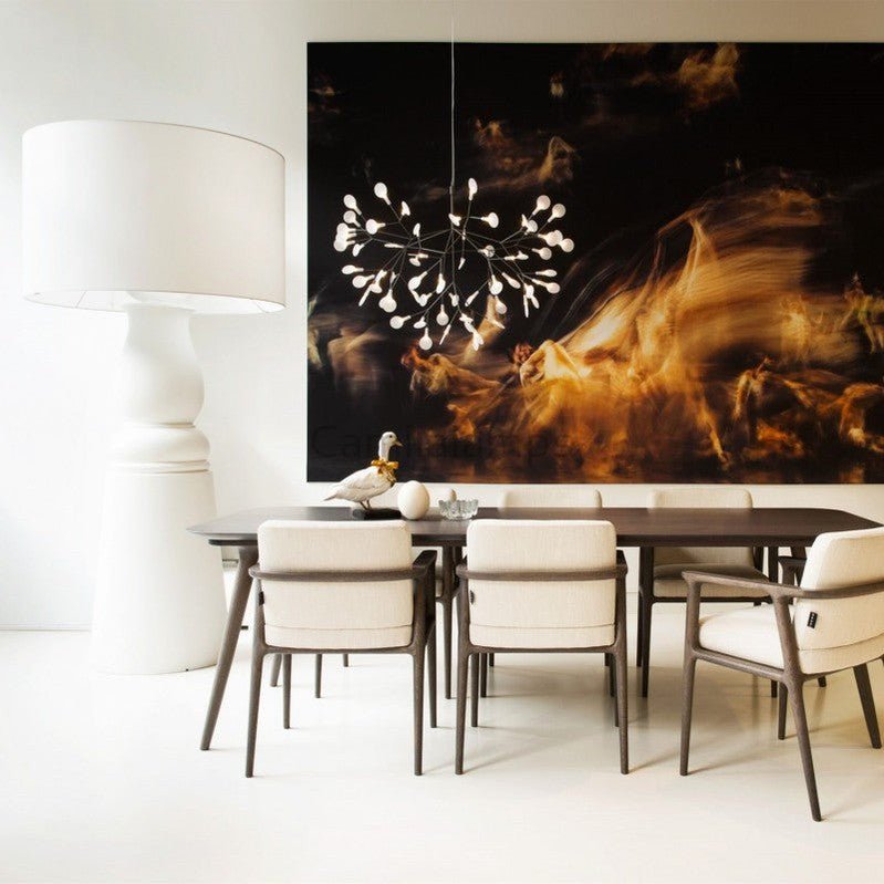 Ceramic Rose Firefly LED Chandelier - Camilalamps - CAA - 10012A3