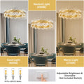 Chandelier for Dining Room, L35.4 Black Rectangle Crystal Chandelier Over Table, Modern 16 - Light Large Crystal Chandeliers Ceiling Light, Pendant Light Fixture for Kitchen Island Living Room - Camilalamps - B0CT8P57Z1