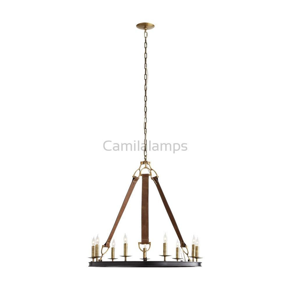CHANEY CHANDELIER 38”D - Camilalamps - Caaa-11Z0005
