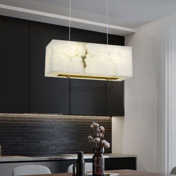 Charlene Marble Cubic Dining Area Chandelier - Camilalamps - ABRR - 1