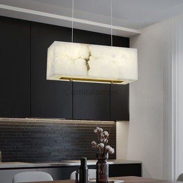 Charlene Marble Cubic Dining Area Chandelier - Camilalamps - aBRR-11