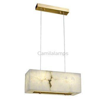 Charlene Marble Cubic Dining Area Chandelier - Camilalamps - ABRR - 1
