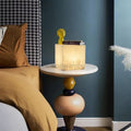 Charlene Marble Cubic Table Lamp - Camilalamps - MASN - 2