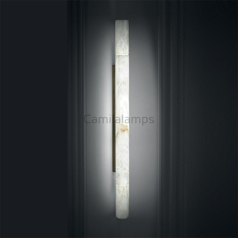 Charlene Marble Long wall sconce 46"H - Camilalamps - CAA - 10027A8