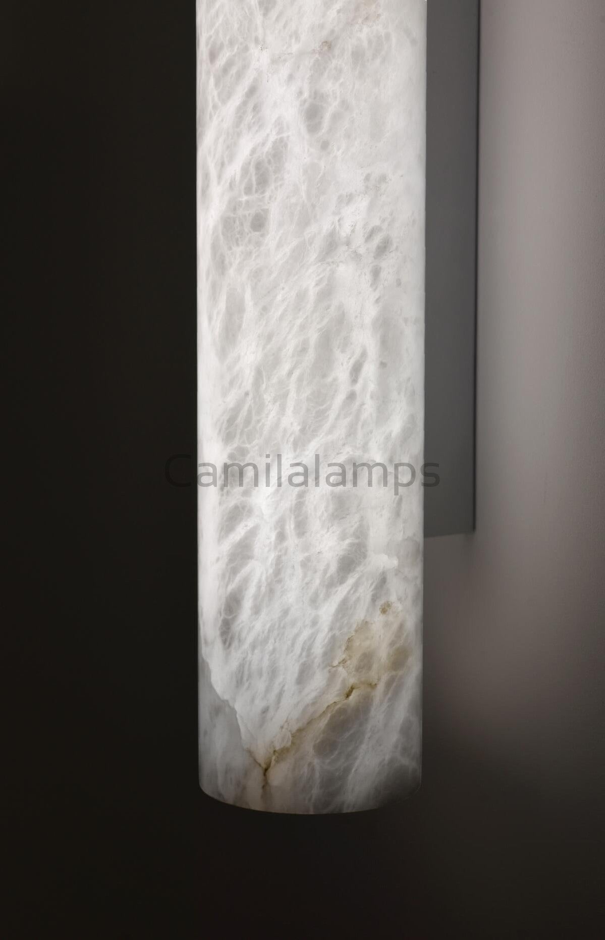 Charlene Marble Long wall sconce 46"H - Camilalamps - CAA - 10027A8