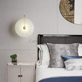 Charlene Marble Round Bedroom Wall Sconce - Camilalamps - CA - SMA - 1