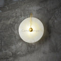Charlene Marble Round Bedroom Wall Sconce - Camilalamps - CA - SMA - 2
