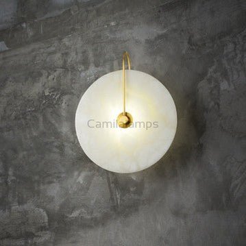Charlene Marble Round Bedroom Wall Sconce - Camilalamps - CA - SMA - 2
