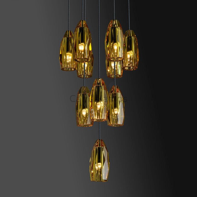 Chatain Round Chandelier 18" - Camilalamps - CA - A - 217