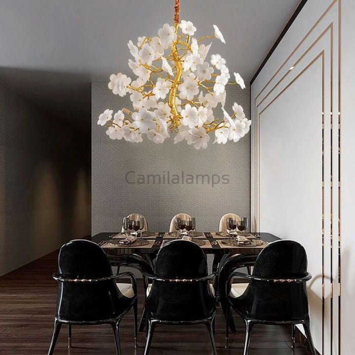 Cherry Dining Room Branch Chandelier - Camilalamps - Ca-1CH2023-1C1364