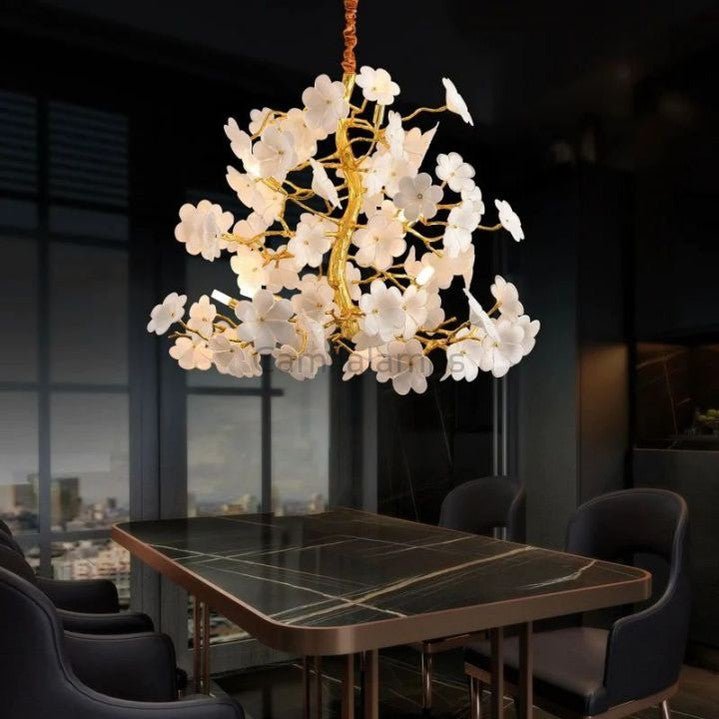 Cherry Dining Room Branch Chandelier - Camilalamps - Ca-1CH2023-1C1364
