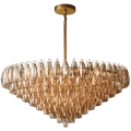 Chiaravalle Glass Modern Tiered Round Chandelier - Camilalamps - CAM1290