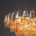Chiaravalle Glass Modern Tiered Round Chandelier - Camilalamps - CAM1289
