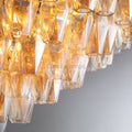 Chiaravalle Glass Modern Tiered Round Chandelier - Camilalamps - CAM1289