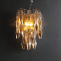 Chiaravalle Glass Modern Tiered Wall Sconces 19