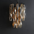Chiaravalle Glass Modern Tiered Wall Sconces 19