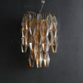 Chiaravalle Glass Modern Tiered Wall Sconces 19