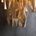 Chiaravalle Glass Modern Tiered Wall Sconces 19